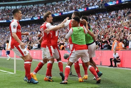 2-1. El Arsenal sorprende al Chelsea y conquista su 13ª título de FA Cup