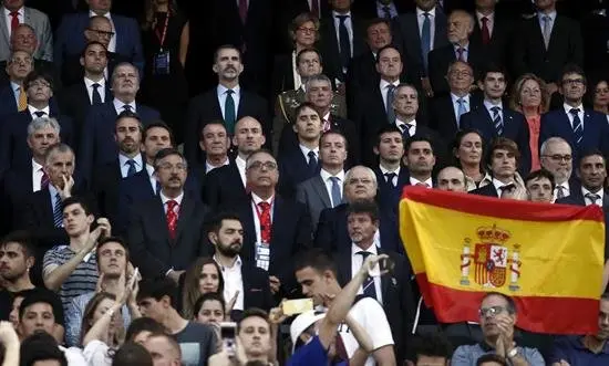 El himno de Espa&ntilde;a, silbado por un sector del p&uacute;blico en la final de la Copa