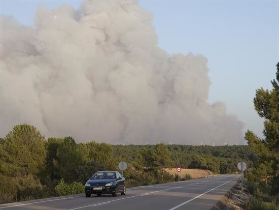 Estabilizado el incendio de Campillo (Cuenca), tras quemar 1.200 hectáreas
