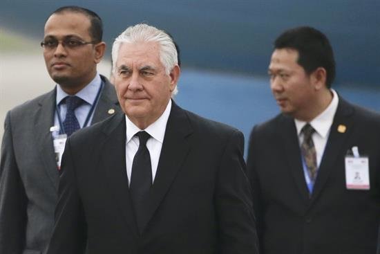 Tillerson concluye el viaje al Sudeste Asiático centrado en Corea del Norte