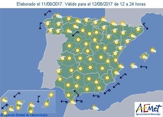 Mañana, ascenso paulatino de las temperaturas, salvo en Canarias