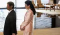 La princesa Masako recibe a los Reyes en una de sus escasas apariciones