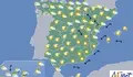 Hoy, temperaturas muy altas en el interior y fuertes tormentas en noroeste