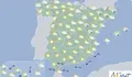 Las temperaturas suben hoy en el interior peninsular