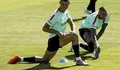 Cristiano entrena con la selecci&oacute;n de Portugal antes de viajar a Letonia