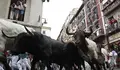 Los veloces toros de Jandilla corren un bonito encierro sin heridos de asta