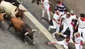 Los toros de N&uacute;&ntilde;ez del Cuvillo vuelan en un encierro con al menos 3 heridos