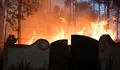 Un gran incendio dividido en dos avanza en el centro de Portugal